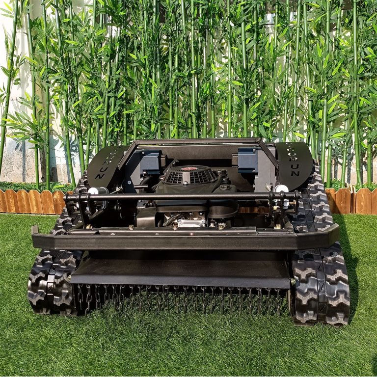 RC crawler residential area lawnmower
